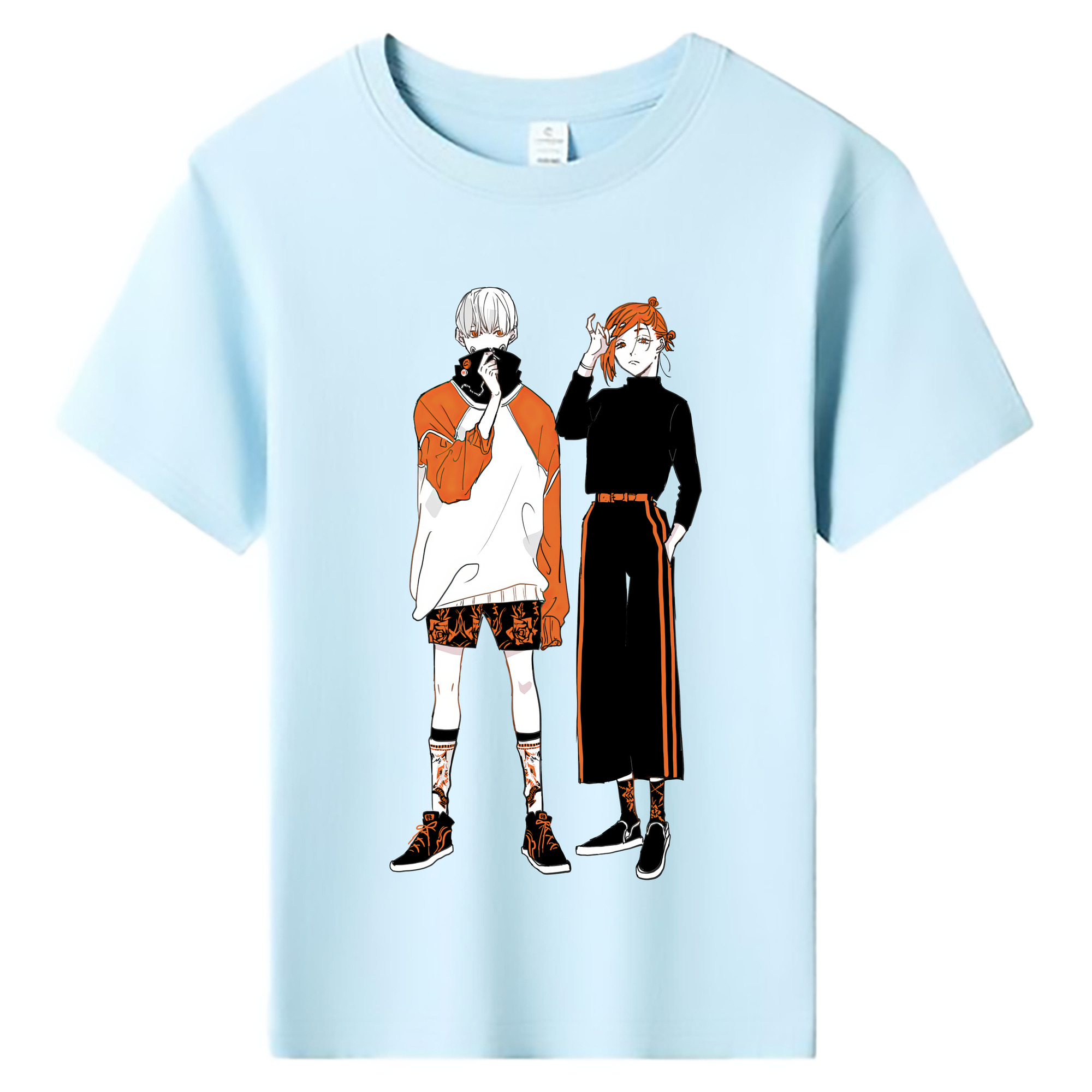 （画像用） 呪術廻戦 Jujutsu Kaisen 綿100％キッズTシャツ（フロントプリント）